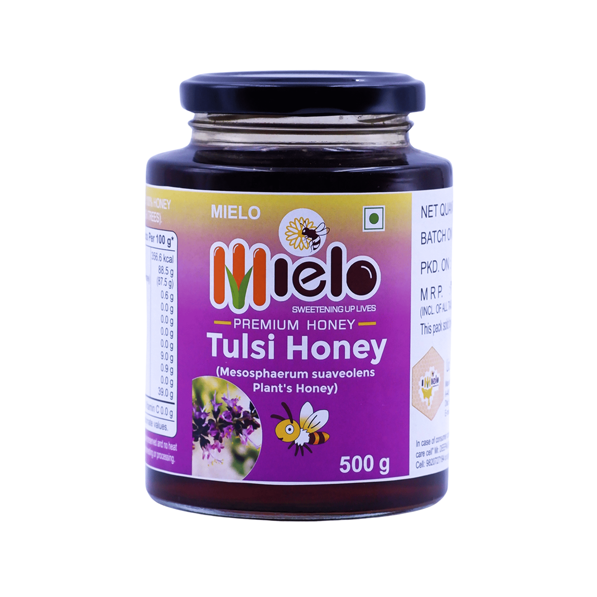 Mielo Tulsi Honey 500g 